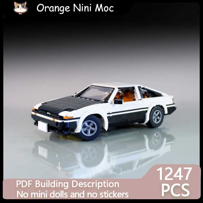 Model Kit Ae86 - Stadsvervoer Auto Snelheidsrace Model DIY MOC