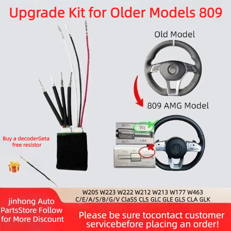 Model Kit China - Upgradekit 809 voor oudere modellen Stuurwieladapter