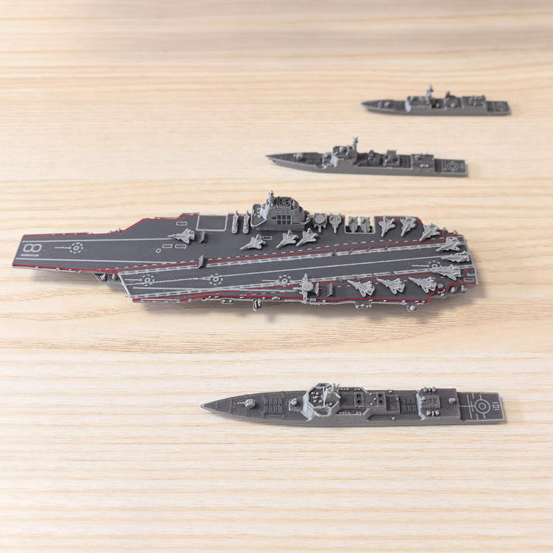 Model Kit Battleship - 1PCS 1/2000 Schaal Multi-type Oorlogsschip Model