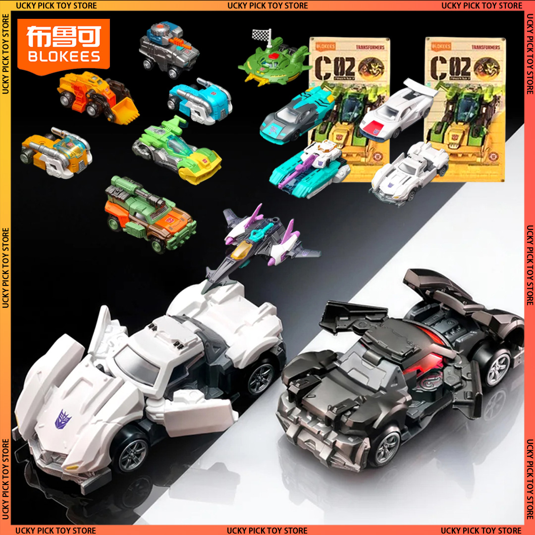 Model Kit Transformers - Nieuwe 1:64 Blokees Wheels Transformers Blind