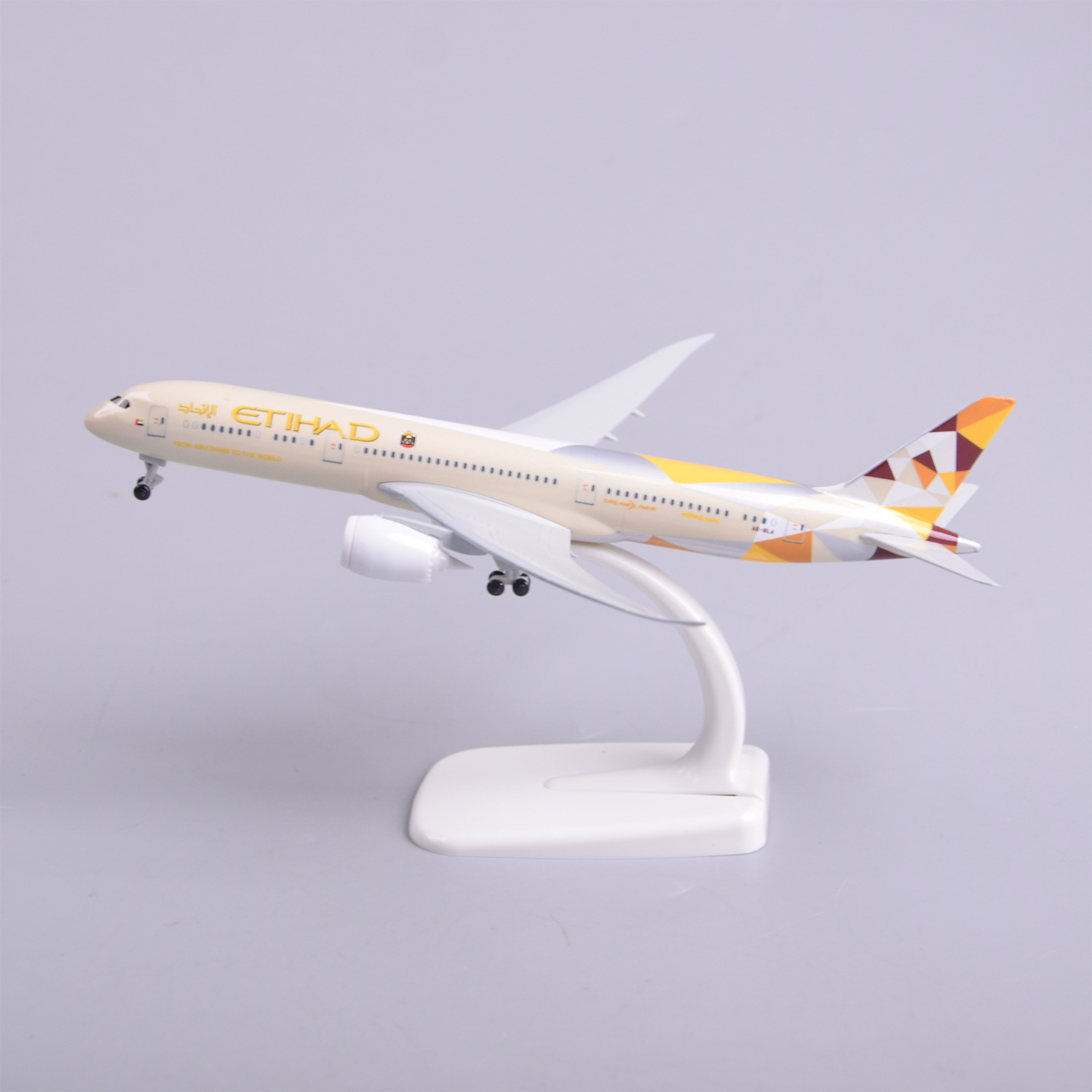 Model Kit Airplane - 1/300 Schaal 20cm Etihad B787 Diecast