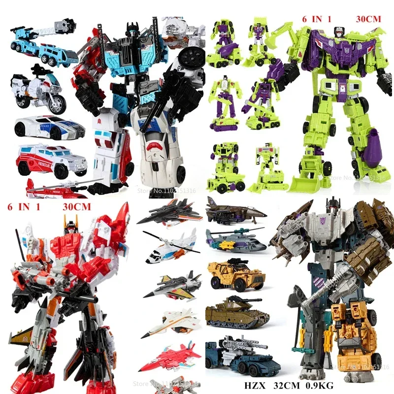 Model Kit Transformers - Transformatie Robot Speelgoed HZX Defensor Bruticus