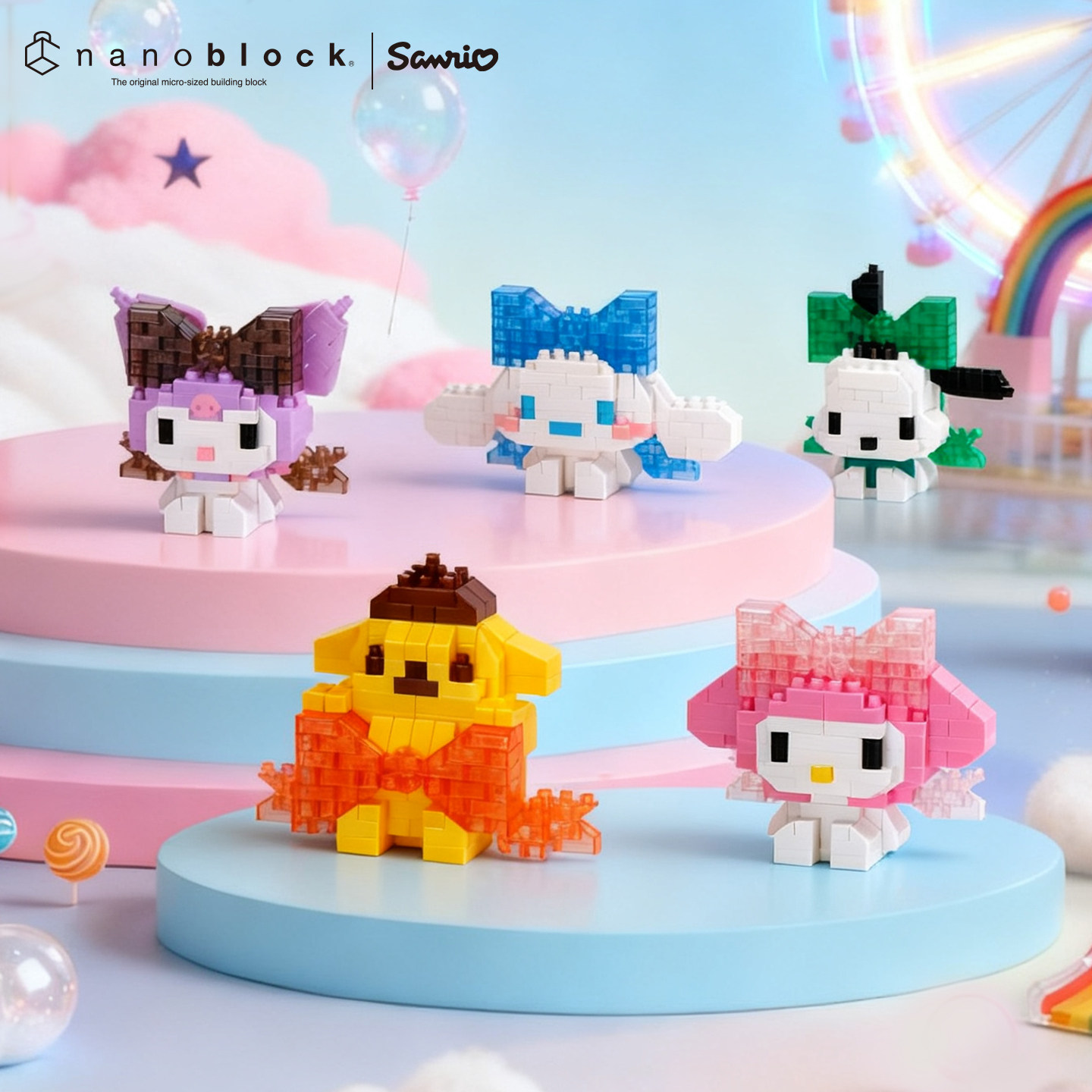 Model Kit Girl - Nanoblock Sanrio Micro Bouwstenen Echte Big