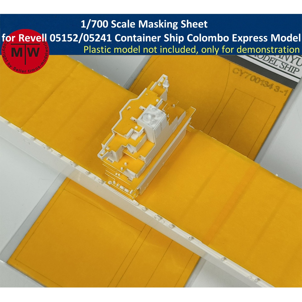 Model Kit Revell - 1/700 Schaal Masking Sheet voor Revell