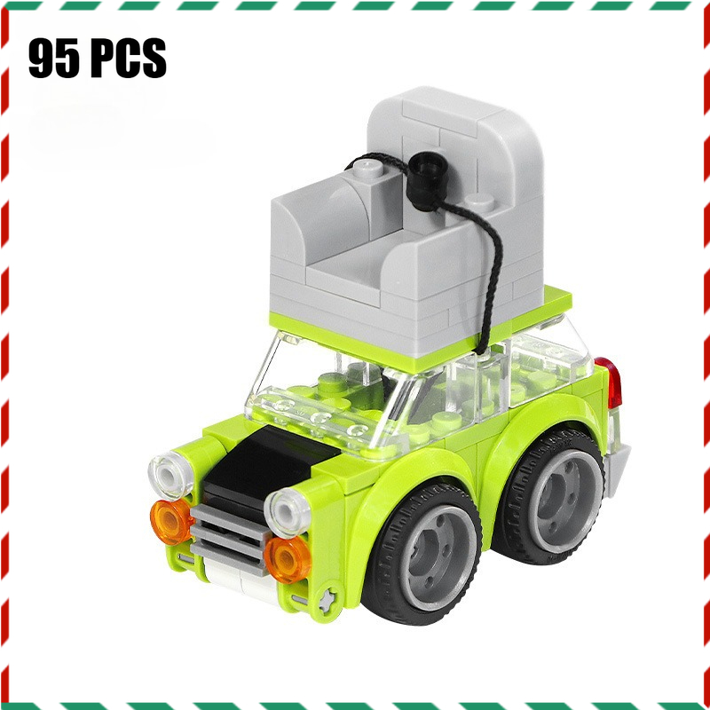 Model Kit Zero - MOC Mr Beaned Racewagen Bouwsteenset -