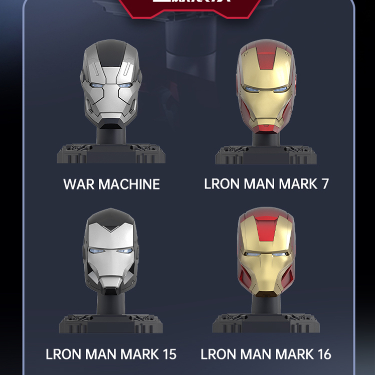Originele Iron Man Helm Masker - Model Kit Iron Man Mark 50 recensie en prijs