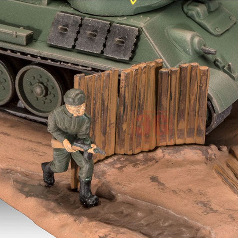 Revell 03294 1/76 Sovjet T-34/ - Model Kit Revell recensie en prijs