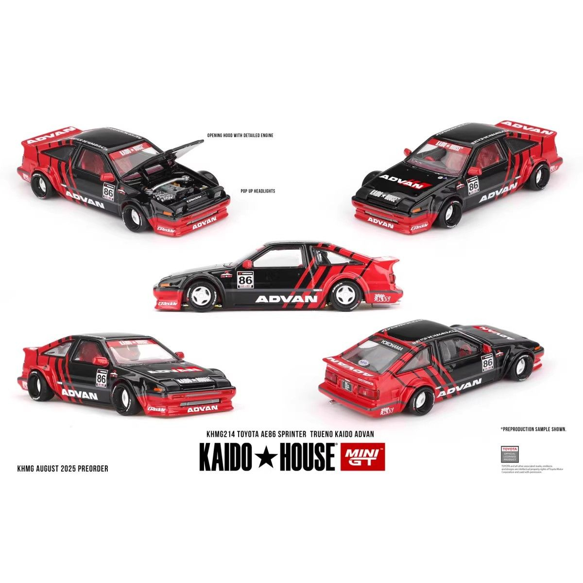 Kaido House + MINIGT 1:64 Toyo - Model Kit Ae86 recensie en prijs