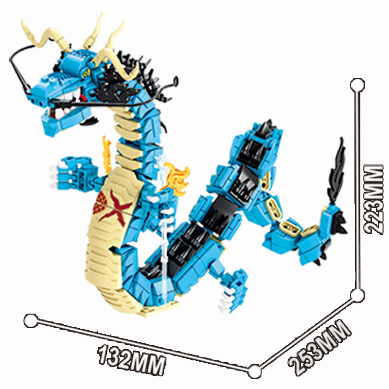 8in1 One Piece Bouwstenen Blue - Model Kit China recensie en prijs