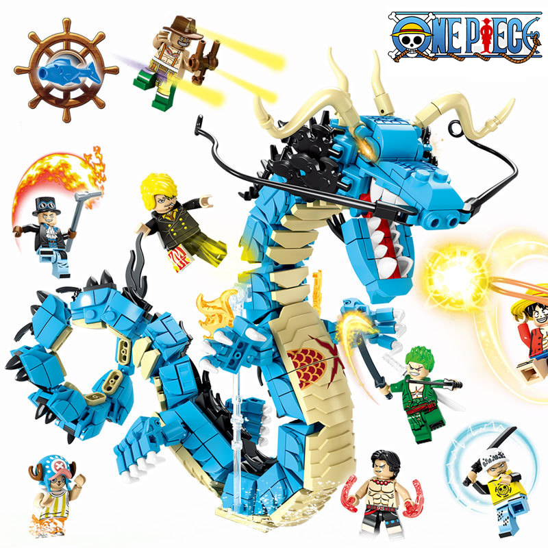 8in1 One Piece Bouwstenen Blue - Model Kit China recensie en prijs