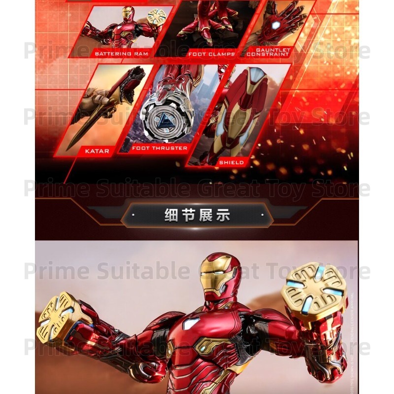 【Op voorraad】Originele HotToys - Model Kit Iron Man Mark 50 recensie en prijs