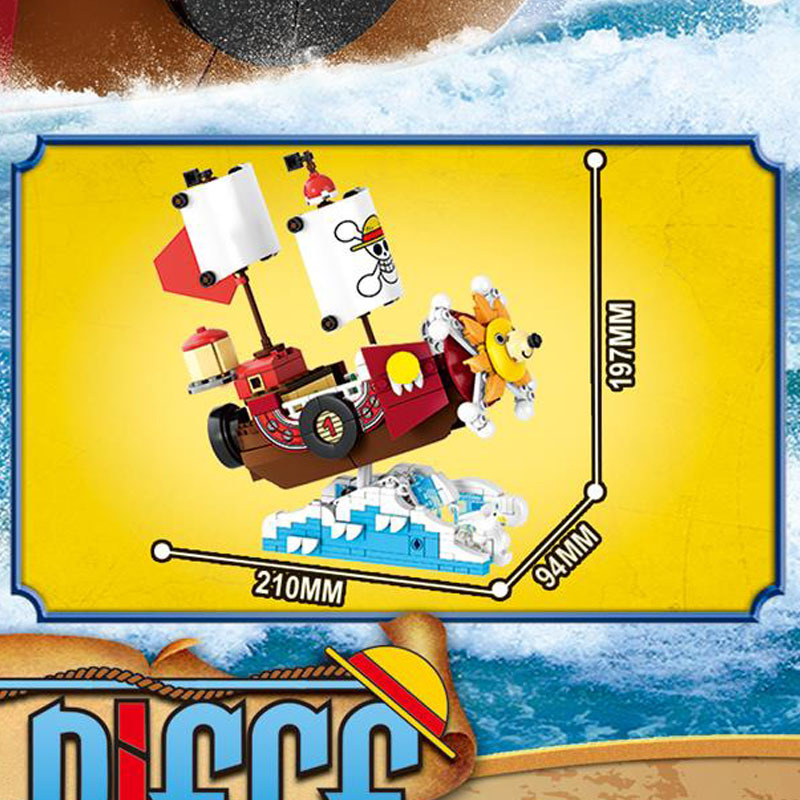 Op voorraad Eén stuk piratensc - Model Kit One Piece recensie en prijs