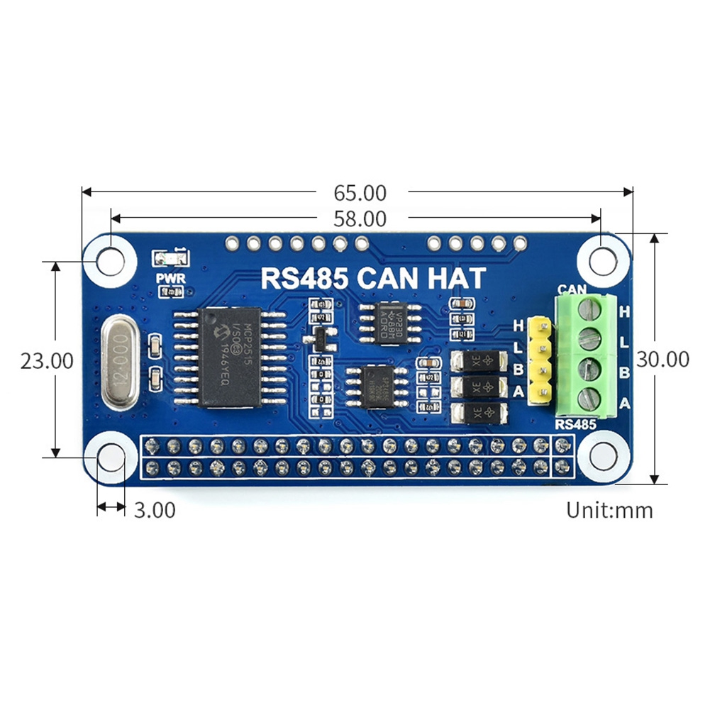 ABFKL Waveshare MCP2515 RS485  - Model Kit Zero recensie en prijs